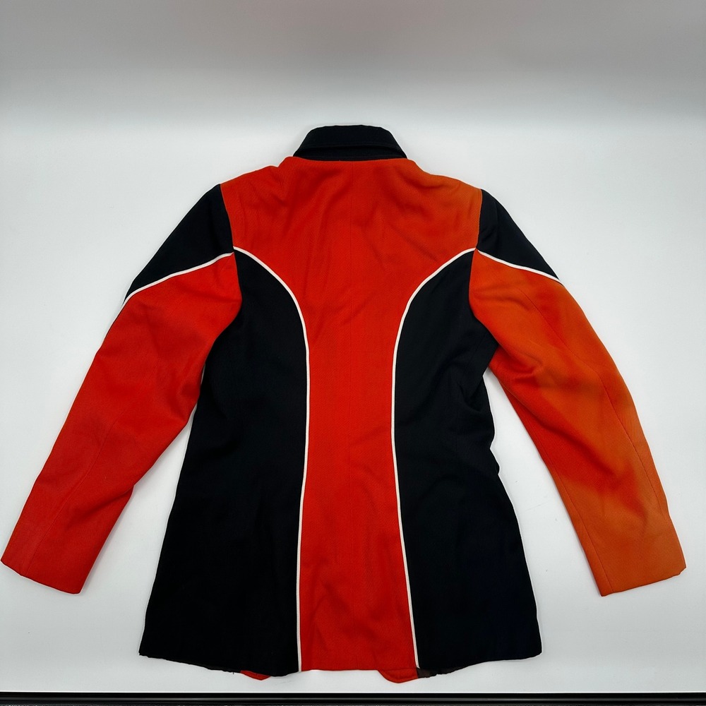 Vintage DHS Marching Band Jacket Red Black‎ Uniform Zip Up Size 56 Costume Retro - Picture 8 of 14